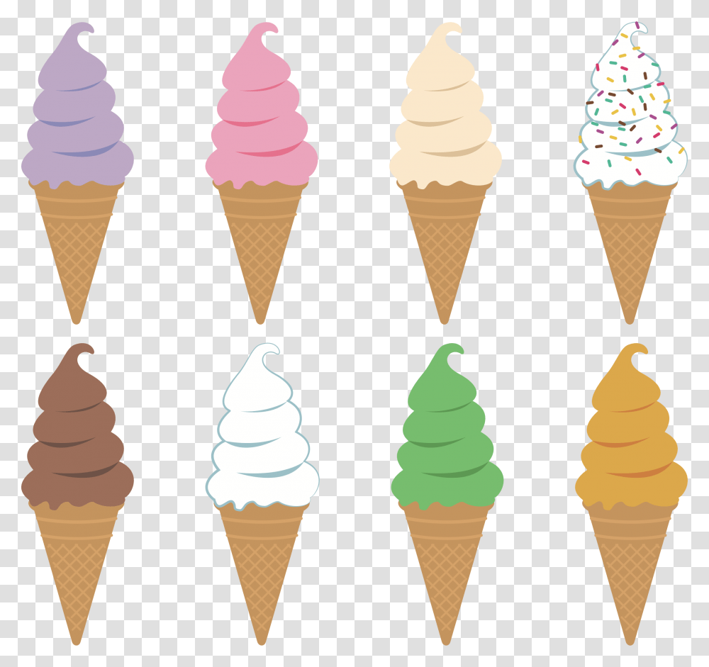 Ice Cream Cones Clipart, Dessert, Food, Creme, Chess Transparent Png
