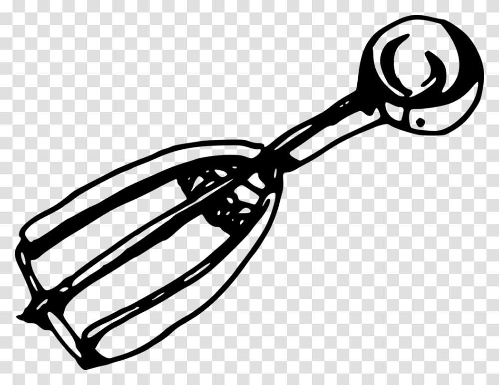 Ice Cream Cones Food Scoops Measuring Spoon, Gray, World Of Warcraft Transparent Png