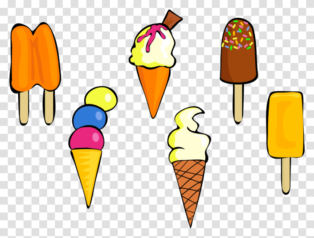 Ice Cream Cones Lollipop Ice Pop, Dessert, Food, Creme, Sweets Transparent Png