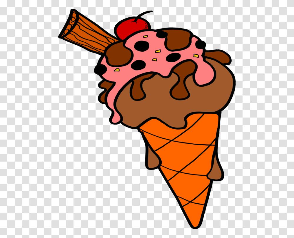 Ice Cream Cones Waffle Food Snow Cone, Dessert, Creme Transparent Png