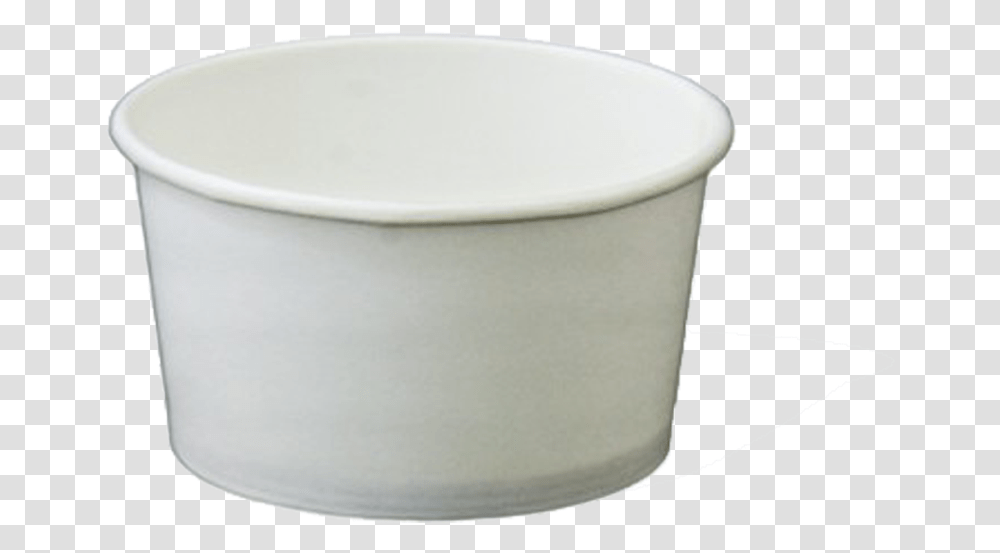 Ice Cream Cup White Unprinted, Bowl, Porcelain, Pottery Transparent Png