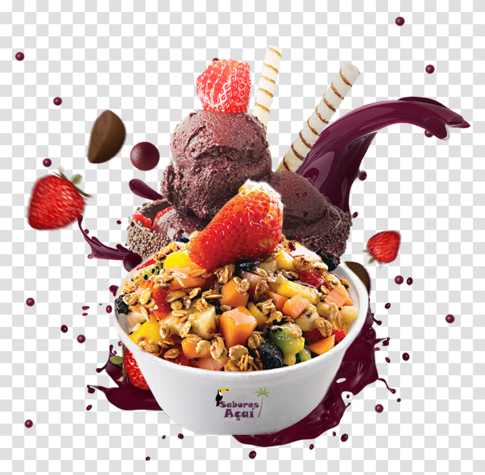 Ice Cream Download Imagens De, Dessert, Food, Creme, Plant Transparent Png