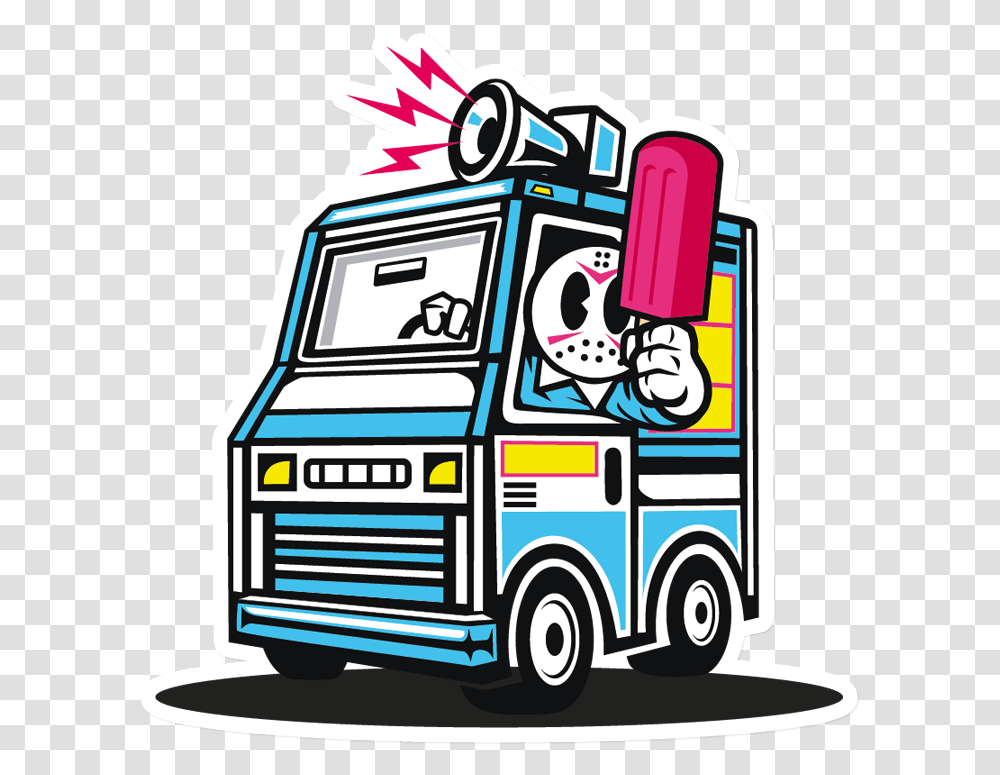 Ice Cream, Fire Truck, Vehicle, Transportation, Van Transparent Png