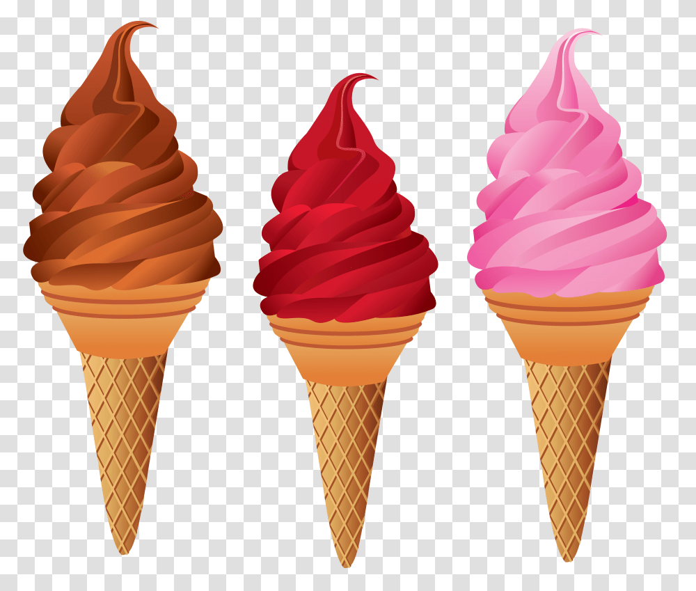 Ice Cream, Food, Cone, Dessert, Creme Transparent Png