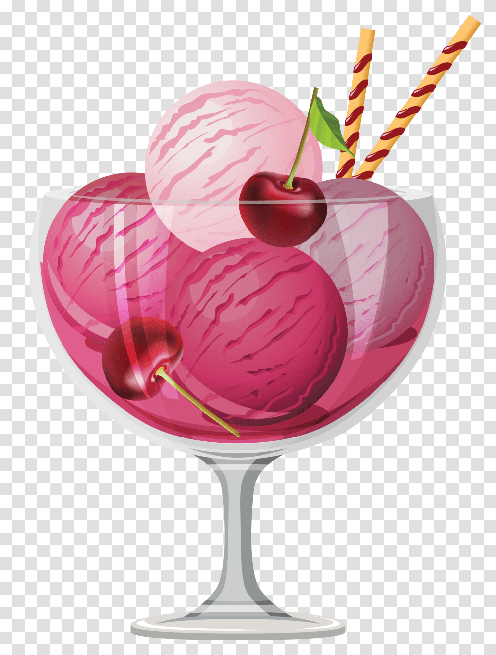 Ice Cream, Food, Dessert, Creme, Glass Transparent Png