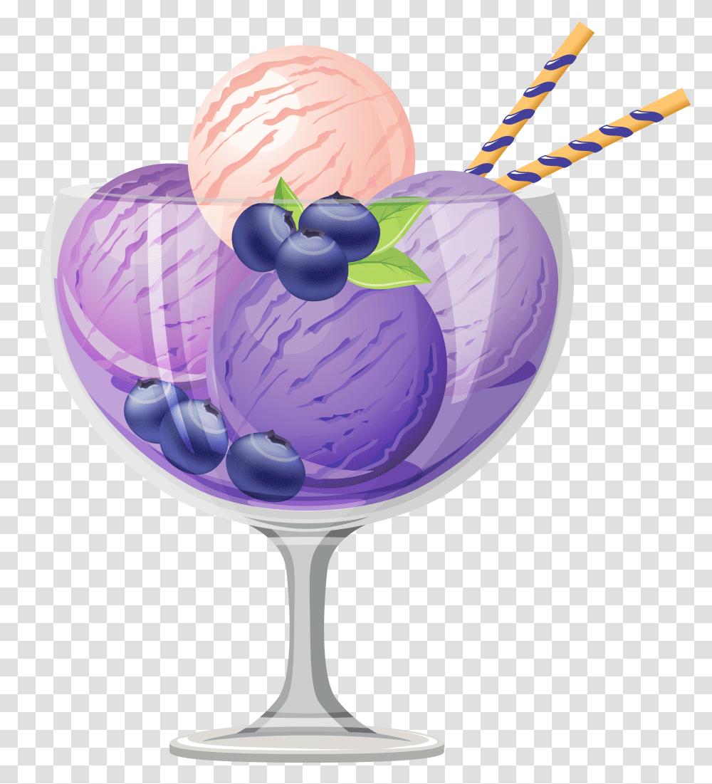 Ice Cream, Food, Dessert, Creme, Glass Transparent Png