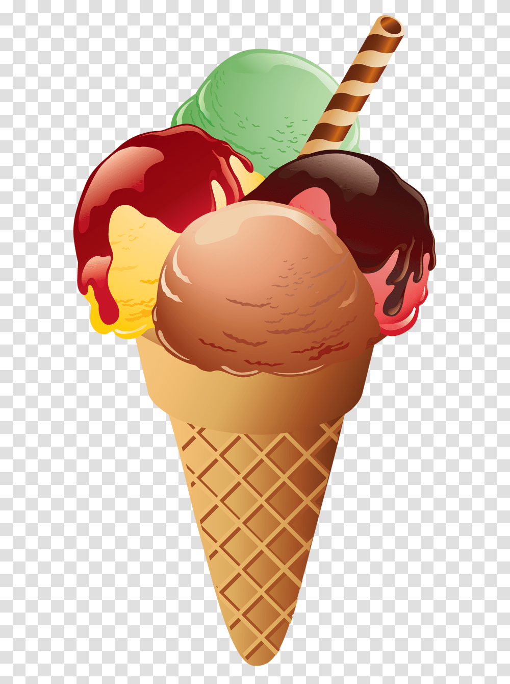 Ice Cream, Food, Dessert, Creme, Label Transparent Png