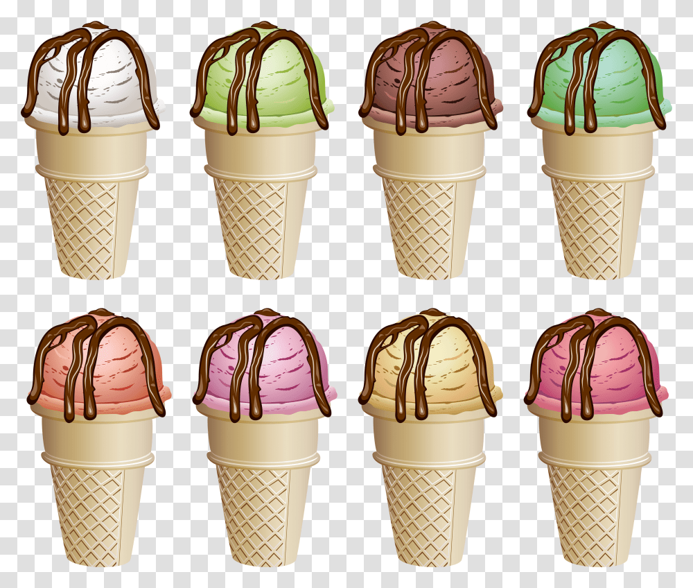 Ice Cream, Food, Dessert, Icing, Cake Transparent Png