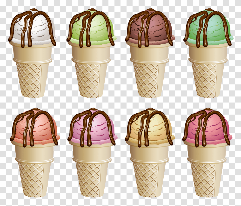 Ice Cream, Food, Dessert, Sweets, Icing Transparent Png