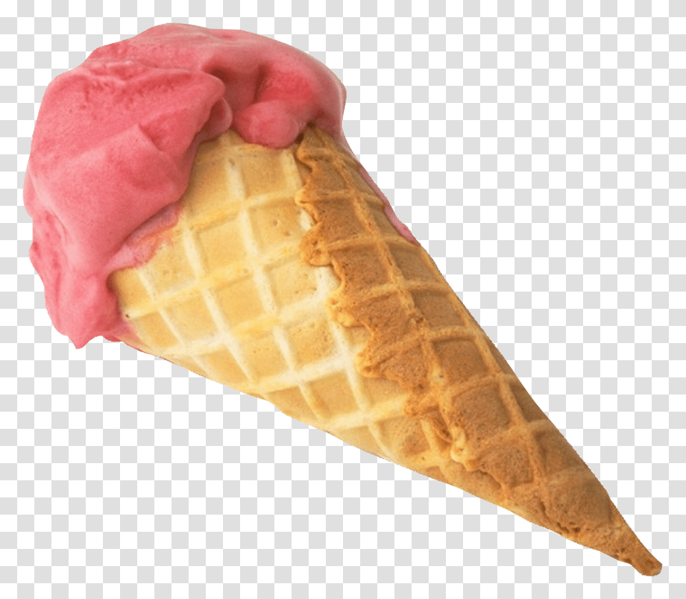 Ice Cream, Food, Waffle, Dessert, Creme Transparent Png