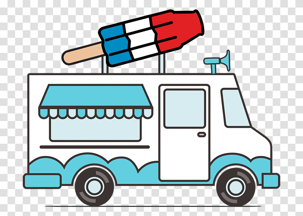 Ice Cream For Fun, Van, Vehicle, Transportation, Fire Truck Transparent Png