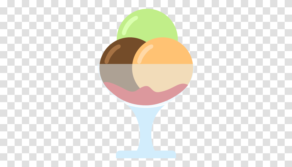 Ice Cream Icon, Glass, Goblet, Balloon, Beverage Transparent Png