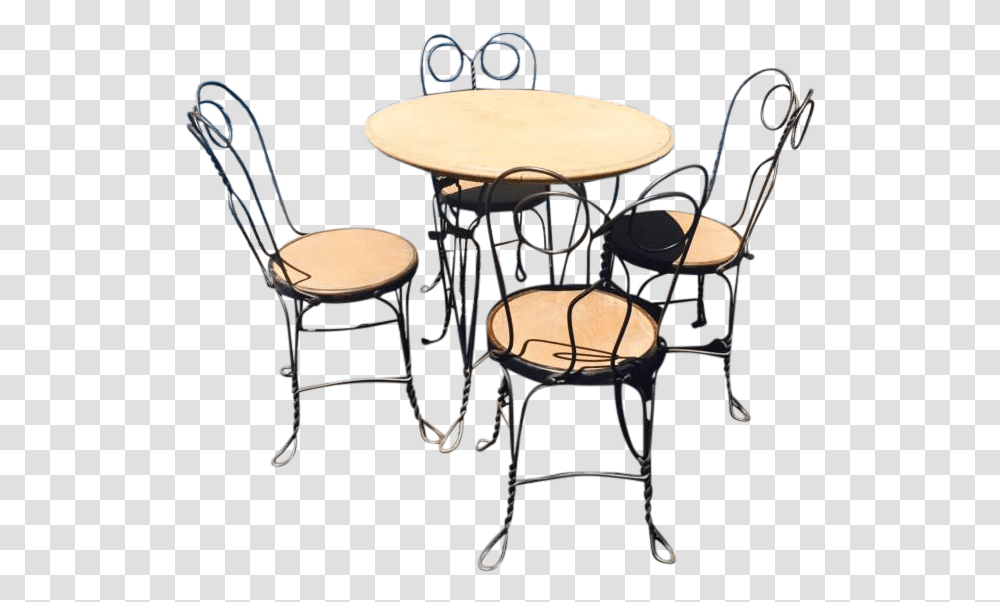 Ice Cream Parlor Chairs Kitchen Amp Dining Room Table, Furniture, Tabletop, Dining Table, Wood Transparent Png
