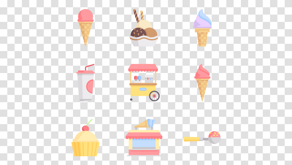 Ice Cream Parlor Svg, Dessert, Food, Creme, Cone Transparent Png