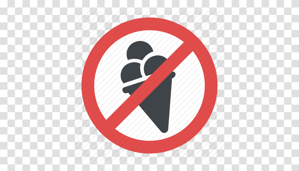 Ice Cream Prohibited Sign No Ice Cream No Ice Cream Allowed Sign, Hand, Road Sign, Label Transparent Png