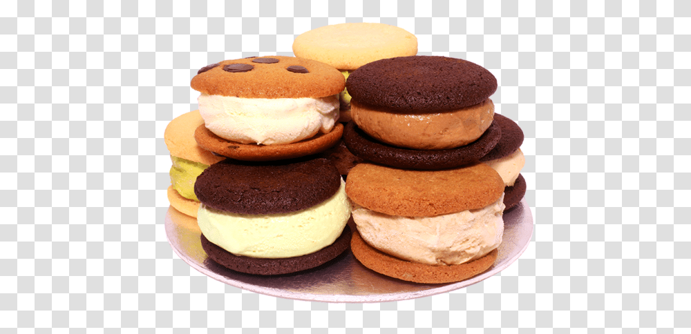 Ice Cream Sandwich Ice Cream And Cookie Co, Food, Dessert, Sweets, Burger Transparent Png