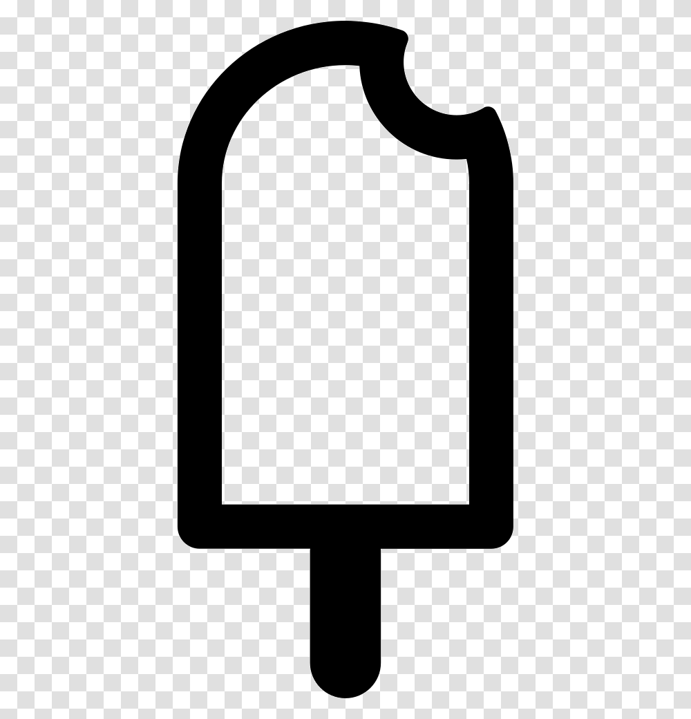 Ice Cream Stick With Bite Icon Free Download, Electronics, Paper, Phone, Screen Transparent Png