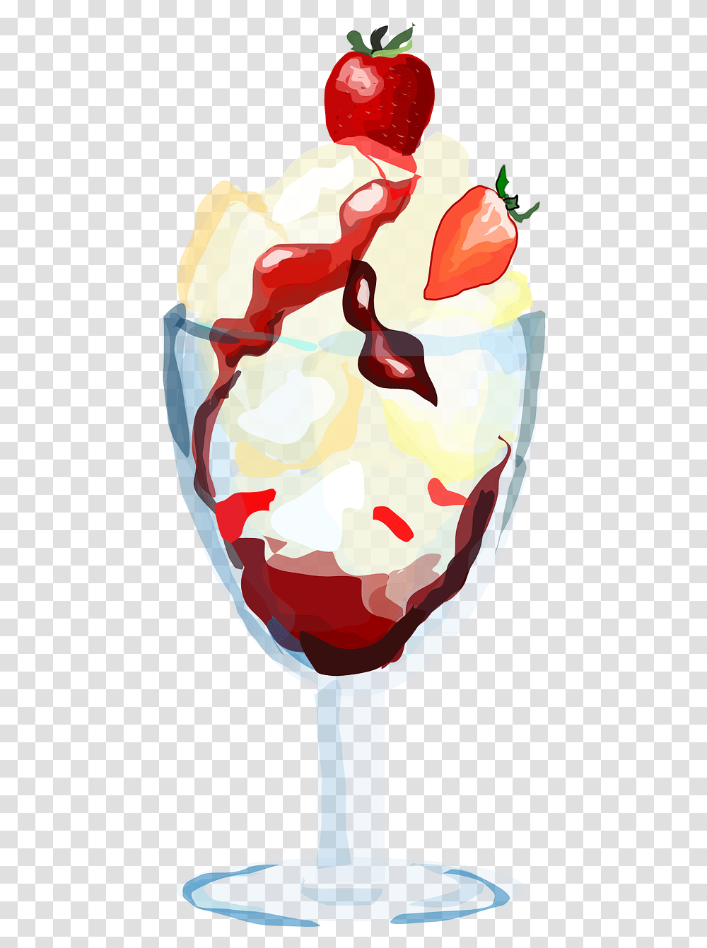 Ice Cream Sundae Clipart, Food, Sweets, Confectionery, Dessert Transparent Png