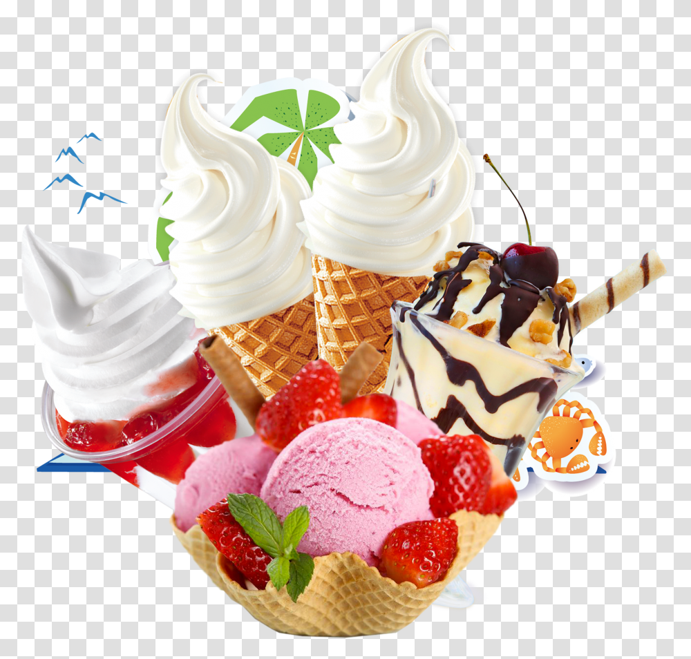 Ice Cream Sundae Download Background Ice Cream Transparent Png