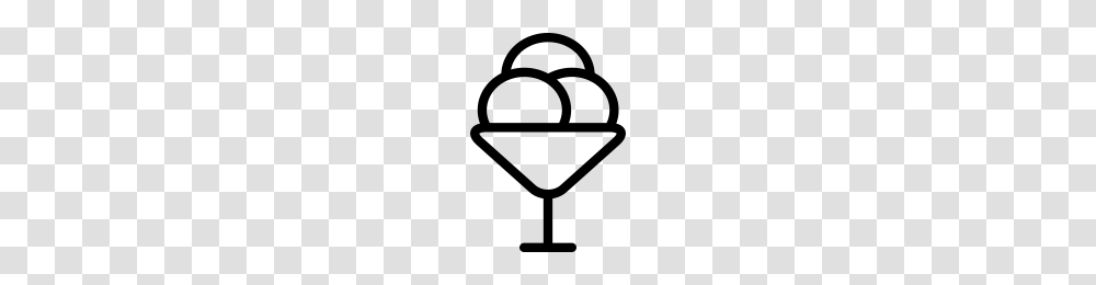 Ice Cream Sundae Icons Noun Project, Gray, World Of Warcraft Transparent Png