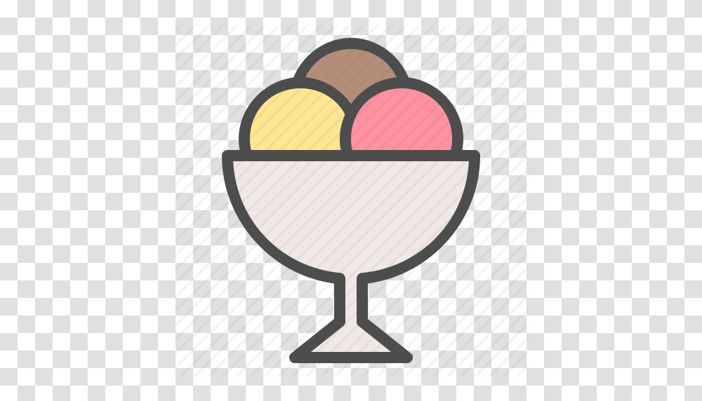 Ice Cream Sundae Sweets Icon, Glass, Goblet, Dessert Transparent Png