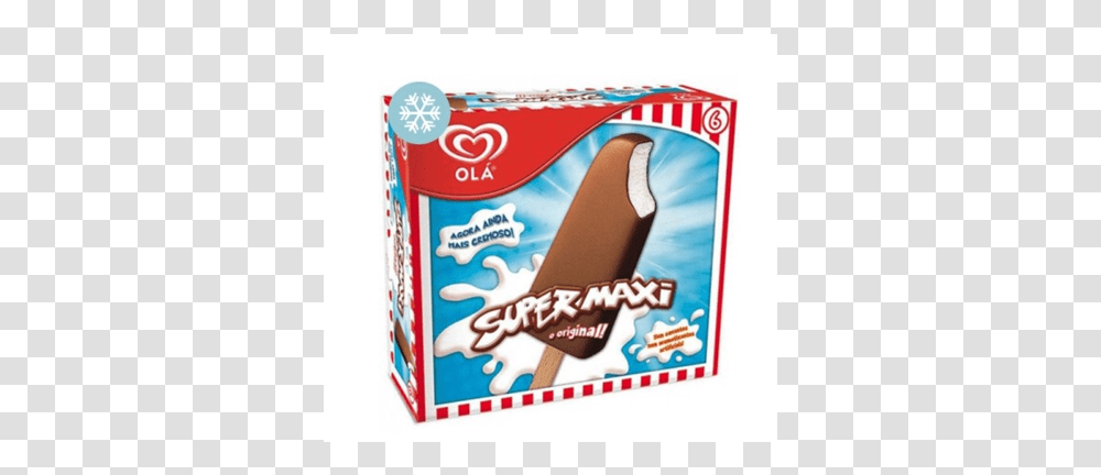 Ice Cream Super Maxi 48x42g Macaw, Dessert, Food, Sweets, Confectionery Transparent Png