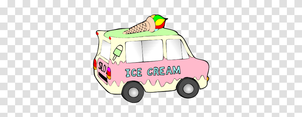 Ice Cream Truck Clip Art, Van, Vehicle, Transportation, Caravan Transparent Png