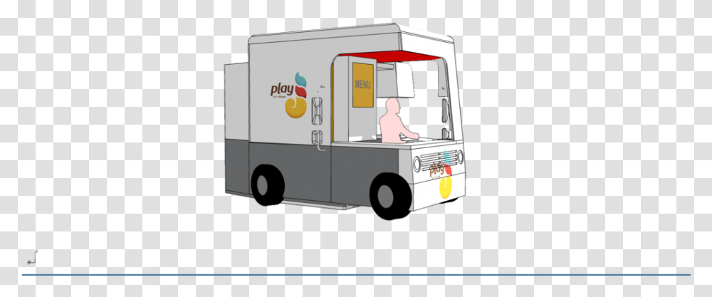 Ice Cream Truck Food Truck, Van, Vehicle, Transportation, Moving Van Transparent Png