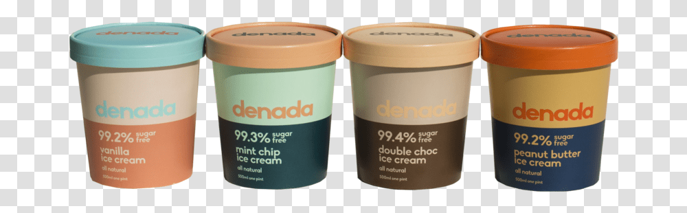 Ice Cream Tubs Denada Ice Cream, Dessert, Food, Coffee Cup, Beer Transparent Png