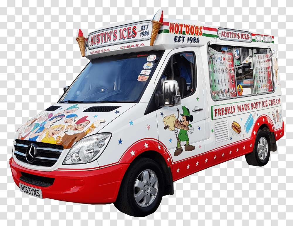 Ice Cream Van Hire Ice Cream Truck Transparent Png