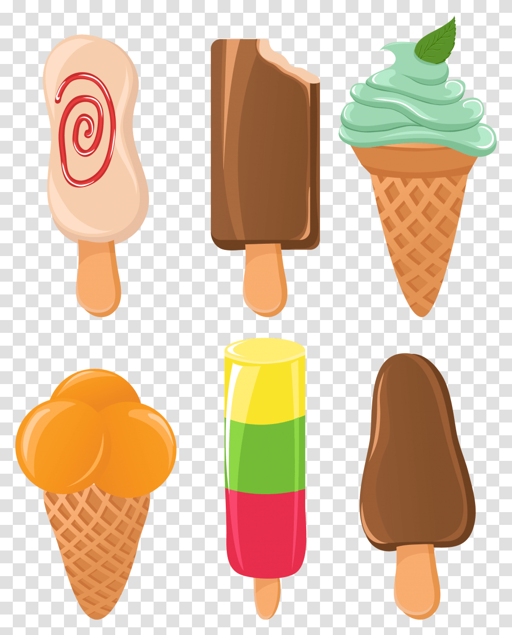 Ice Cream Vector Ice Cream Template Ice Cream Clipart Popsicles And Ice Cream, Dessert, Food, Creme, Ice Pop Transparent Png