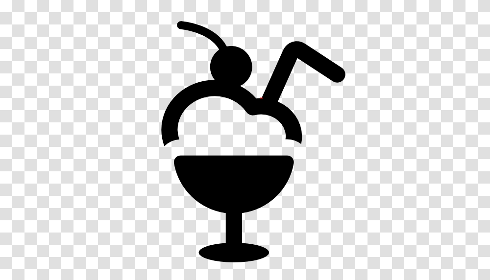 Ice Creams Cherries Desserts Summertime Food Sweet Dessert Icon, Lamp, Glass, Hammer, Tool Transparent Png