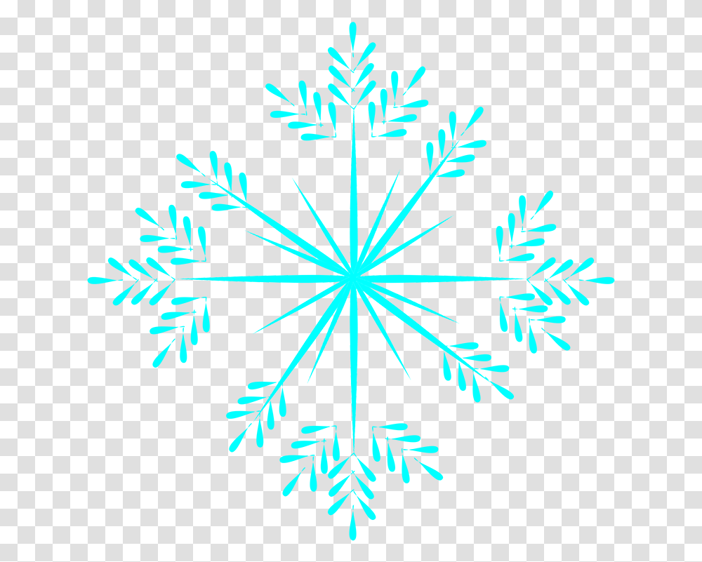 Ice Crystal Frozen Ice Crystal, Snowflake Transparent Png