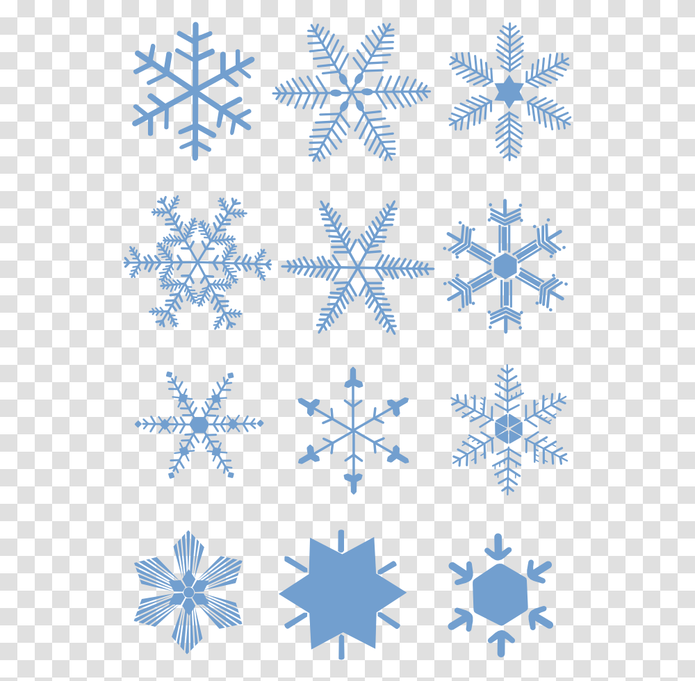 Ice Crystal Snowflakes Simple Snowflake Line Design, Poster, Advertisement, Cross Transparent Png