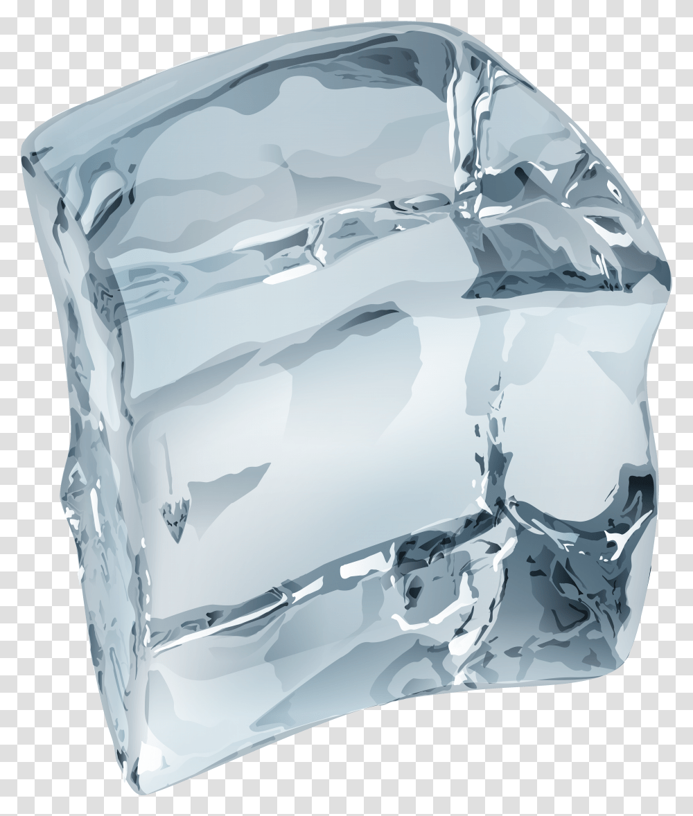 Ice Cube Large Clip Art Large Ice Cube, Nature, Outdoors, Crystal, Glass Transparent Png