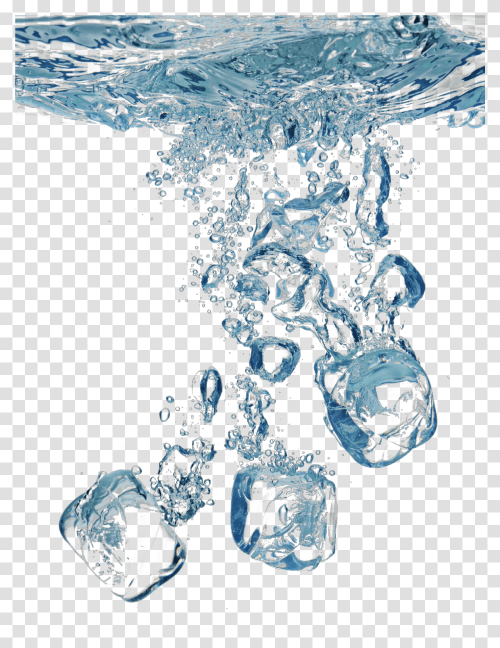 Ice Cube Water Pic All Ice Cube In Water Transparent Png
