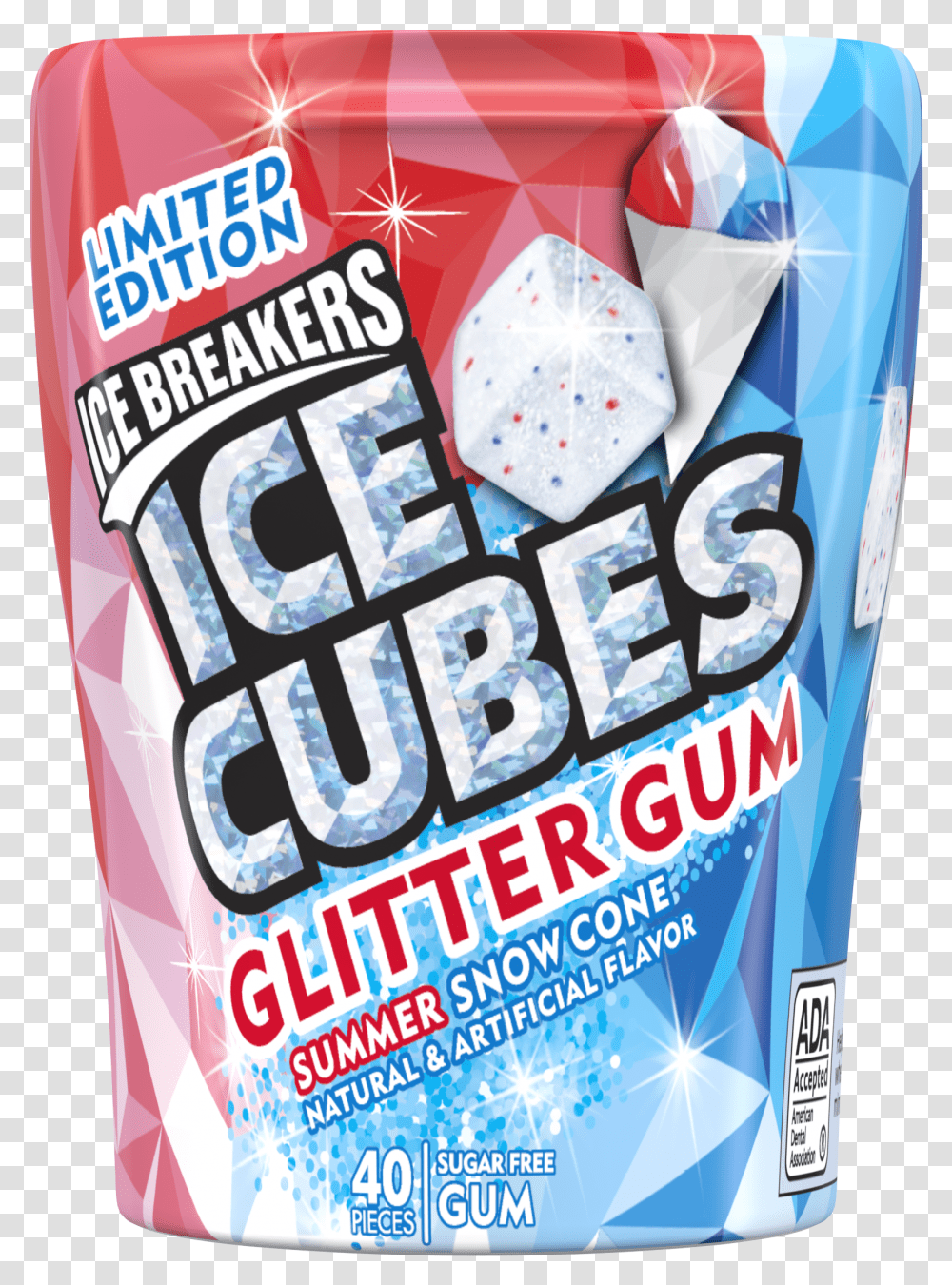 Ice Cubes Glitter Gum, Advertisement, Poster, Paper, Flyer Transparent Png