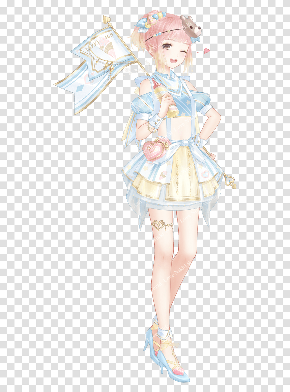 Ice Dew Star Candy Love Nikki, Costume, Person, Human, Figurine Transparent Png