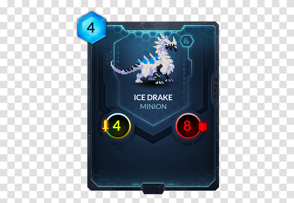 Ice Drake Duelyst Card, Pac Man, Overwatch Transparent Png