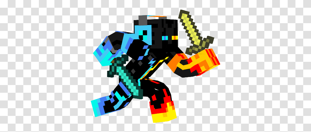 Ice Fire Enderman Enderman Cool Minecraft Skins, Art, Graphics, Robot Transparent Png