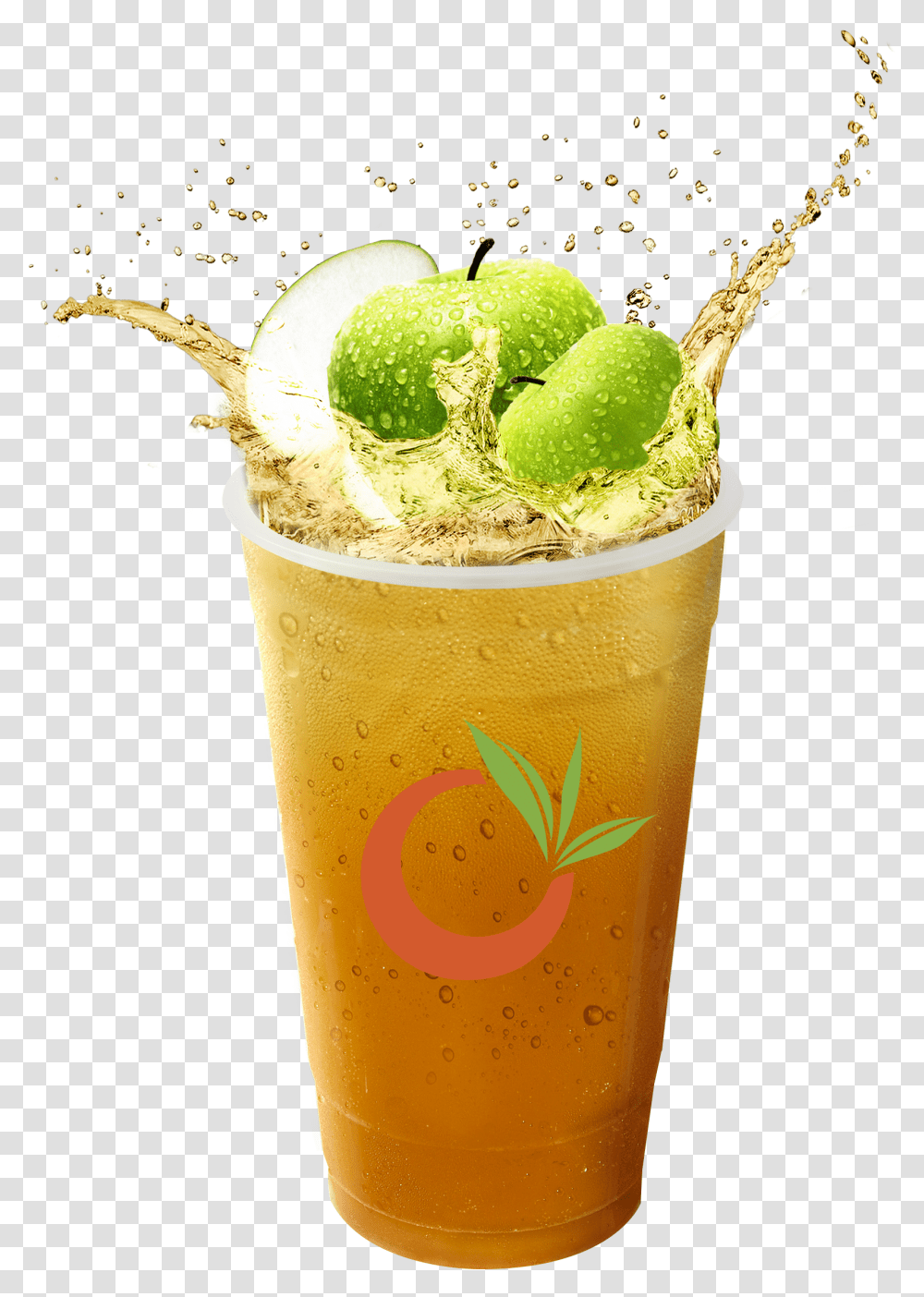 Ice Green Tea, Juice, Beverage, Plant, Fruit Transparent Png
