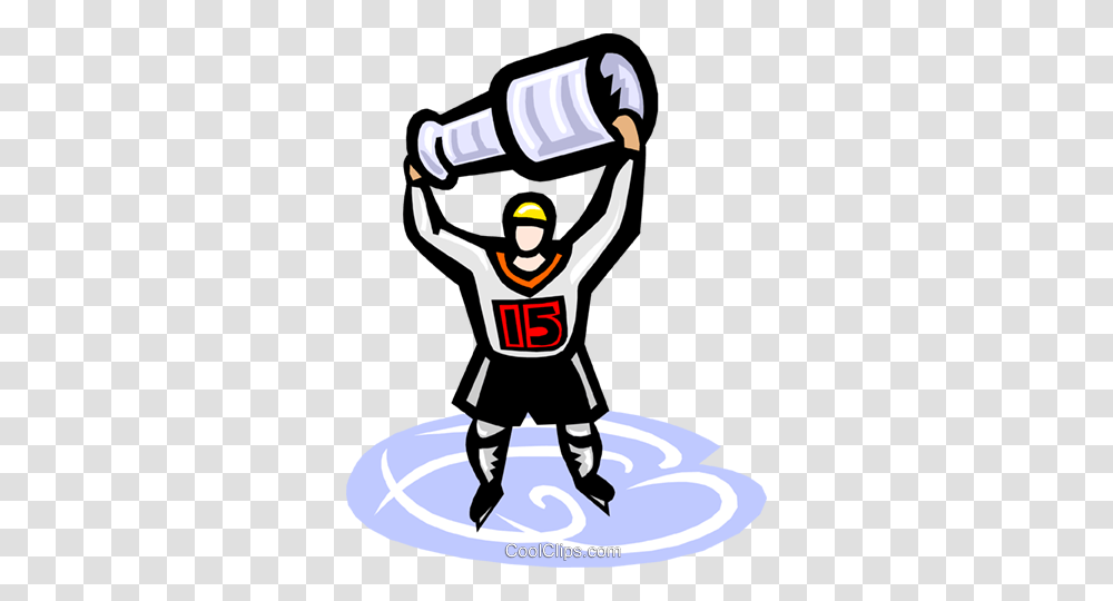 Ice Hockey Champions Royalty Free Vector Clip Art Illustration, Person, People, Team Sport, Photography Transparent Png