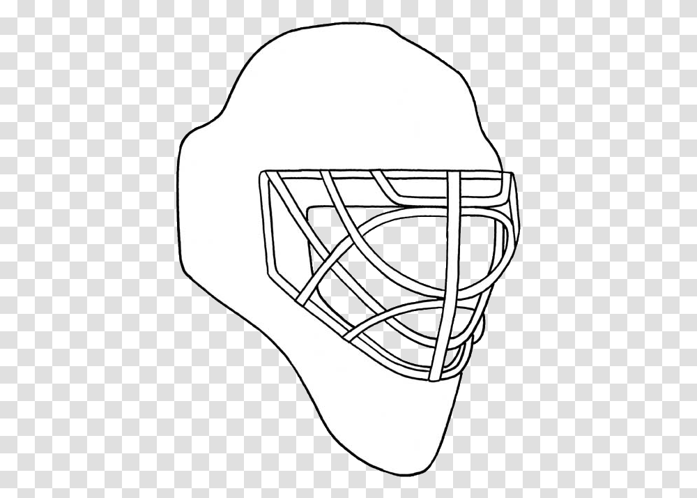 Ice Hockey Goalie Mask Template, Apparel, Helmet, Sport Transparent Png