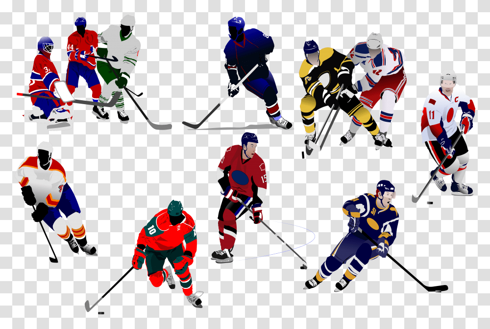 Ice Hockey Hockey Puck Clip Art Ice Hockey Player Vector, Person, Human, Rink, Ice Skating Transparent Png