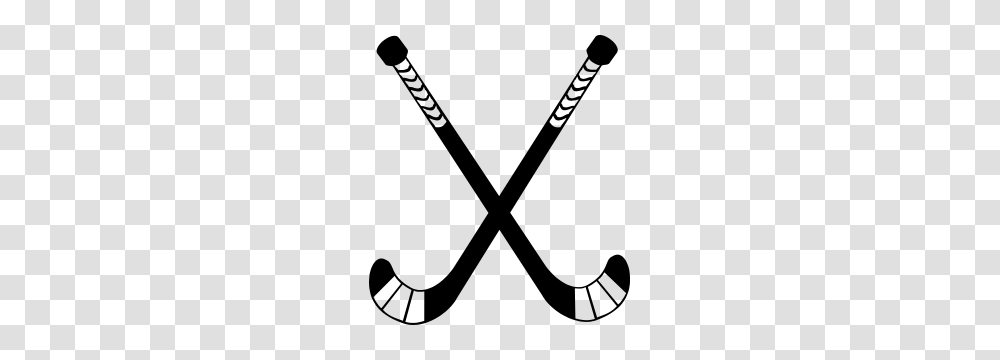 Ice Hockey Sticks Sticker, Stencil, Bow, Oars Transparent Png