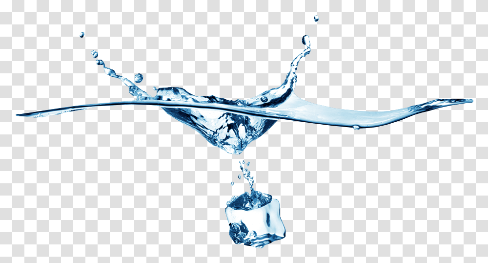 Ice In Water, Droplet, Cocktail, Alcohol, Beverage Transparent Png
