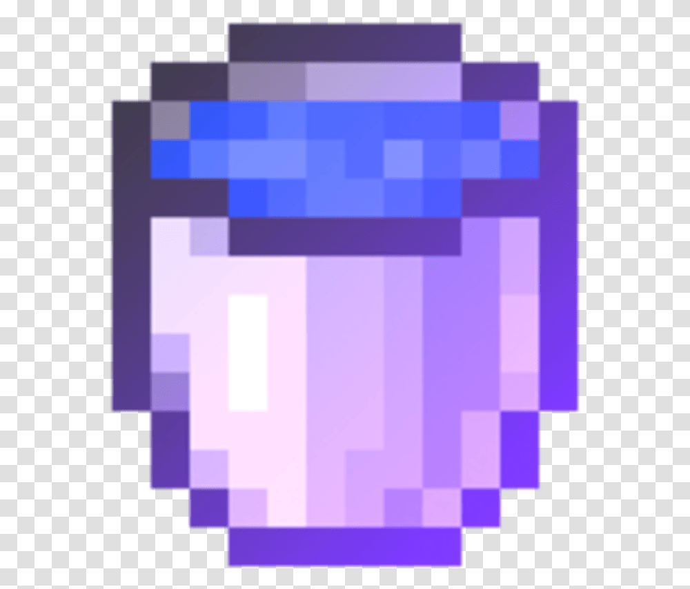 Ice Minecraft Bucket, Purple, Rug Transparent Png