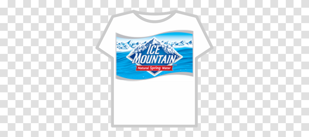 Ice Mountain Logo Roblox Ice Mountain, Clothing, Apparel, T-Shirt, Text Transparent Png
