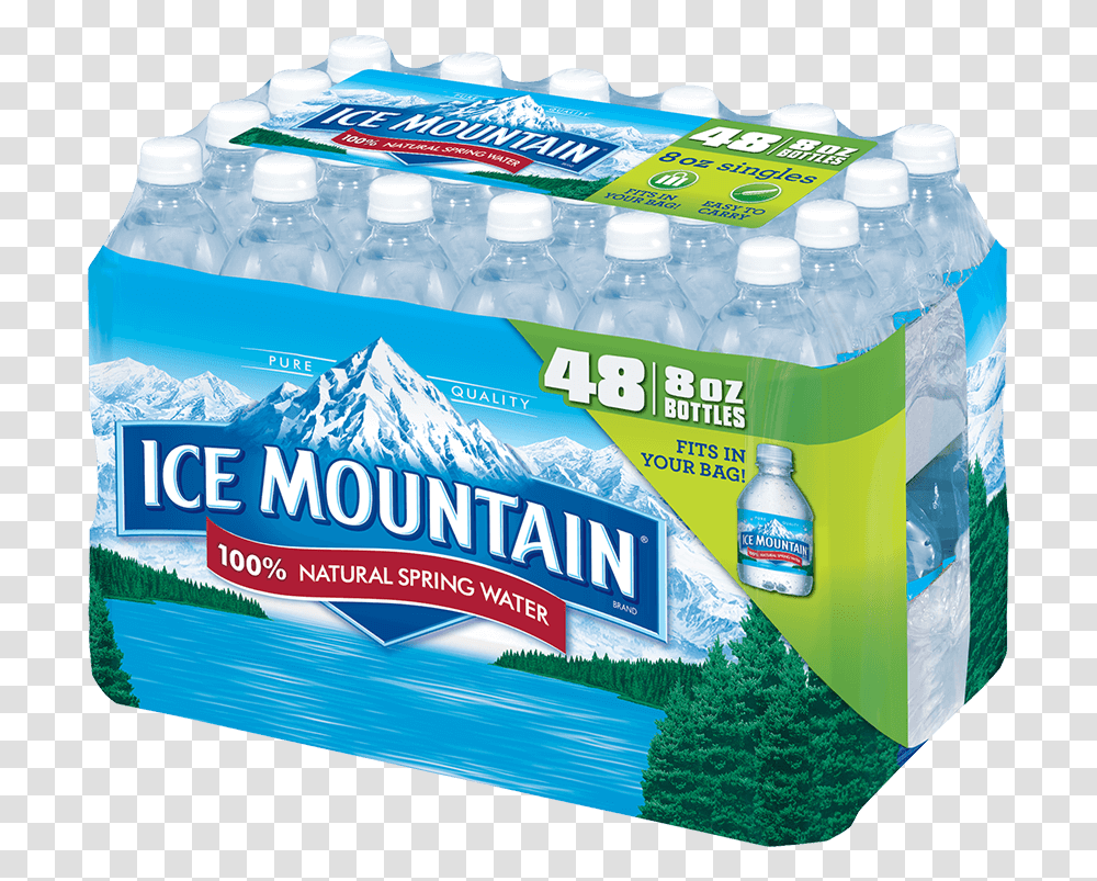 Ice Mountain, Mineral Water, Beverage, Water Bottle, Drink Transparent Png