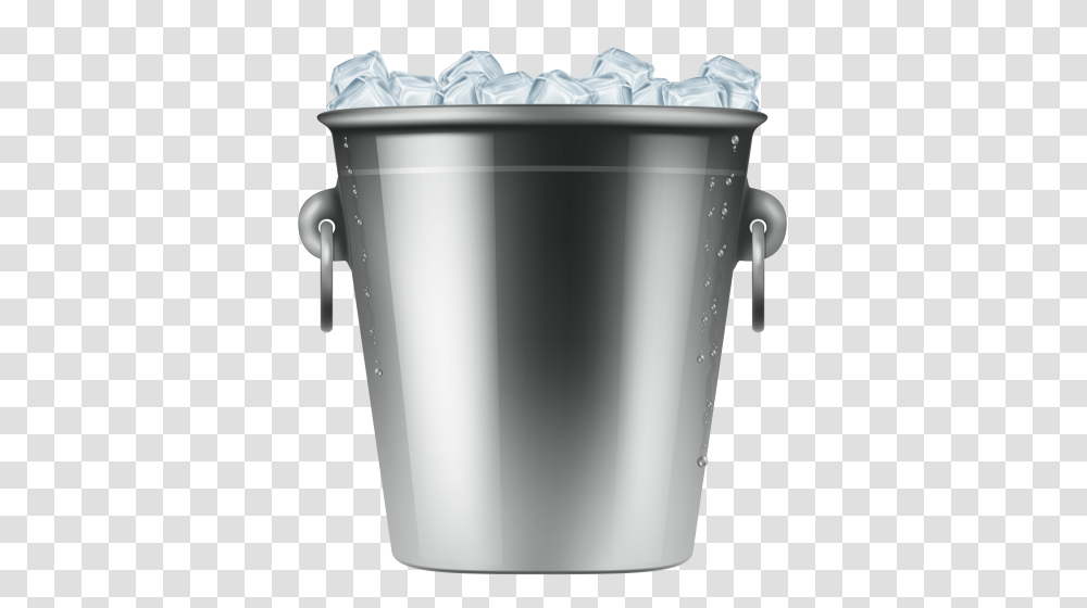 Ice, Nature, Bucket, Tin, Can Transparent Png